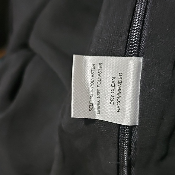 Ali & Jay Name of Love Ruffle Wrap Jumpsuit Black Large Wide Leg Flowy - Picture 13 of 13